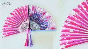 Бумажный Веер из бумаги | Поделки Оригами своими руками | DIY