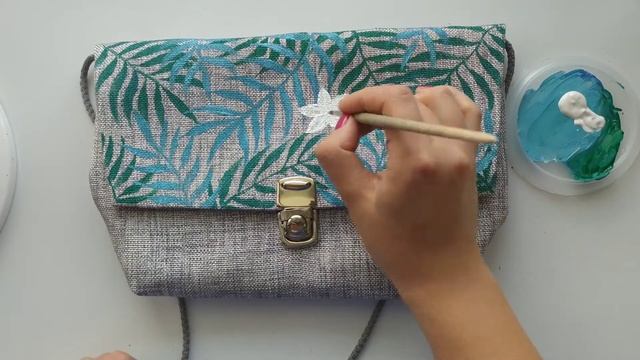 Декор сумки акрилом. Роспись эко сумки смотреть онлайн