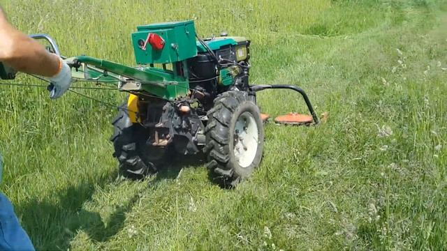 Косим мотоблоком ( роторная коса) смотреть онлайн