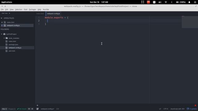 React JS - 2 - Configurando o webpack смотреть онлайн