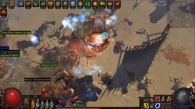 T9 Arena Map with boss fight - Path of Exile 3.1 - Abyss League смотреть онлайн