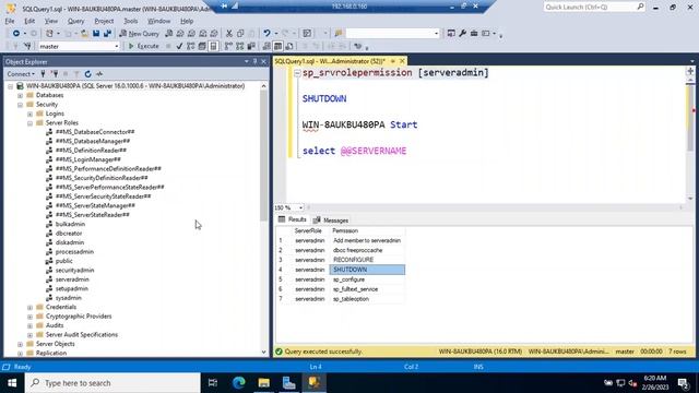 SQLDBA BATCH 48 Class 20 Discussion ON ServerRoles, Database Roles in 2022 Part 2 || Call 990259014 смотреть онлайн