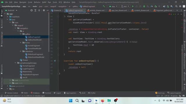 Drawer Navigation in android studio || Navigation drawer in kotlin with fragments || Drawer смотреть онлайн