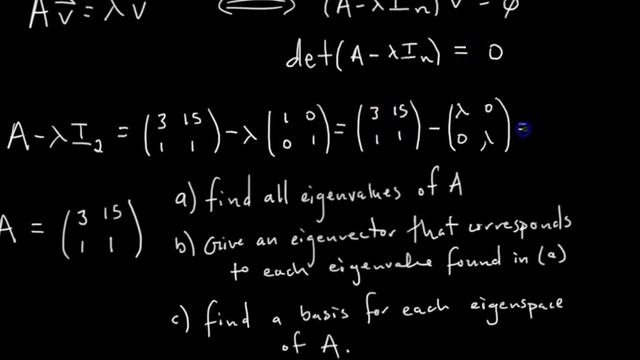 Eigenvalues of 2x2 Matrix: Characteristic Polynomial: Eigenstuff (3/4) [Passing Linear Algebra] смотреть онлайн