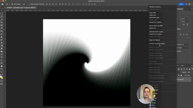 INFINITE SPIRAL STAIRCASE EASY TUTORIAL | ADOBE PHOTOSHOP смотреть онлайн