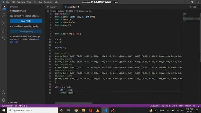 Python Turtle Designs #1 | Amazing turtle designs with source code смотреть онлайн