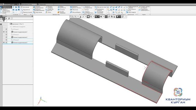Компас 3D. Шпингалет. смотреть онлайн