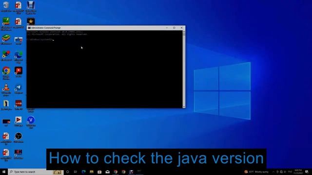 How to check Java version on your computer using command prompt смотреть онлайн