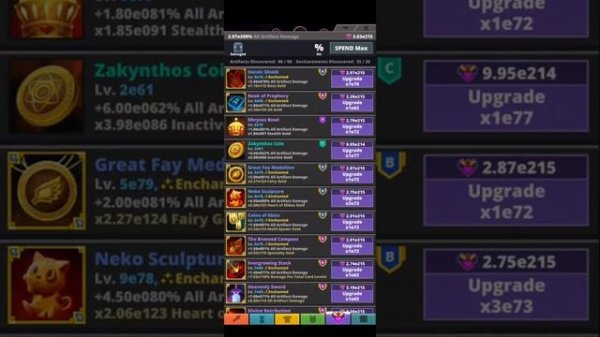 [Tap Titans 2 - Abyss Shimmering Blacksmith!] Update 5.7 - 125k Max Stage with Pet Build