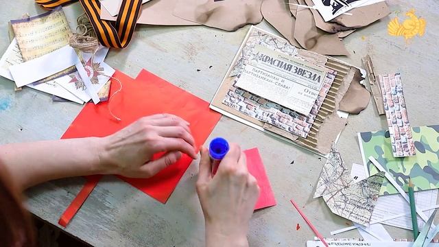 Открытка ко Дню Великой Победы | Коллаж на 9 мая своими руками смотреть онлайн