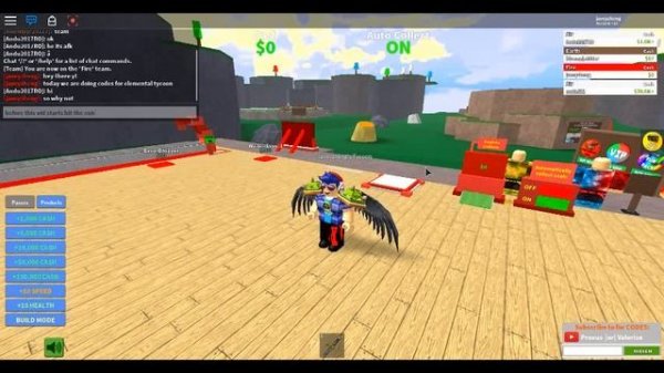 Roblox:Elemental Tycoon Codes!