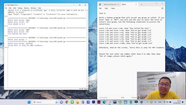 Python Programming Task 2 смотреть онлайн