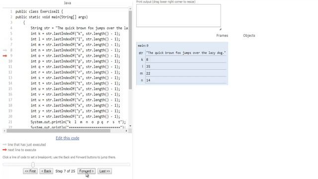 w3resource.com: Java String Exercise-21 смотреть онлайн