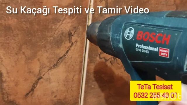 SU KAÇAĞI TESPİTİ VE TAMİR VİDEO TeTa Tesisat 0532 255 43 01 Bosch GTC 600 c Termal Kamera Video смотреть онлайн