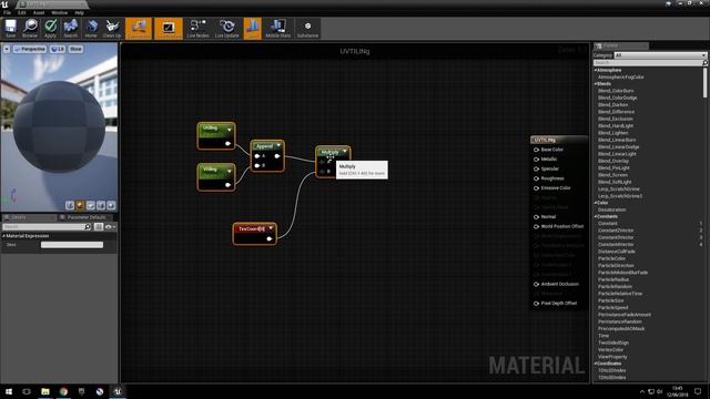 UE4 Scale UV Coordinates through Parameters with Blueprints in Unreal Engine 4 Tutorial / How To смотреть онлайн