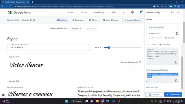 IMPORTANDO FONTES DO GOOGLE FONTS! смотреть онлайн
