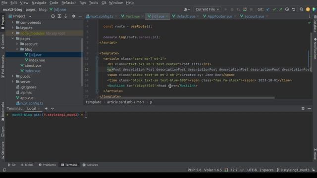 17 Nuxt 3 Tutorial - Continue Styling Post Detail Page смотреть онлайн