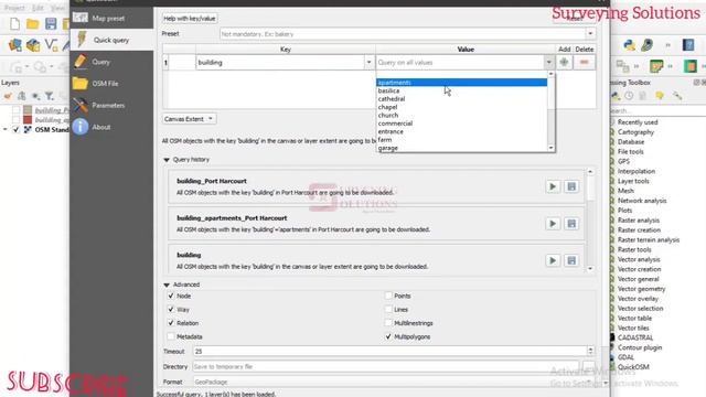 Extract Vector Data via Quick OSM |How to EASILY Download OSM Data in QGIS via OSM Downloader Plugi смотреть онлайн