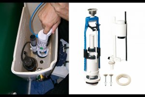 Ремонт бочка унитаза