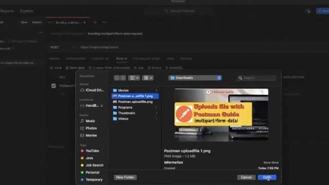 How to send multipart/form-data request file using Postman | The TechFlow смотреть онлайн