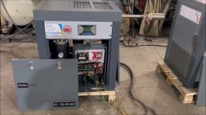 Винтовой компрессор IRONMAC 7,5 кВт. Обзор и запуск