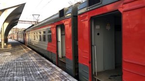 ЭД4М-0450 и ЭД4М-0183 На станции Дербеневская