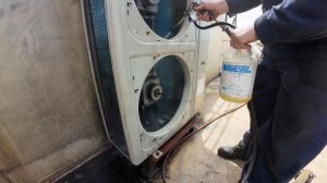 Чистка наружного блока кондиционера