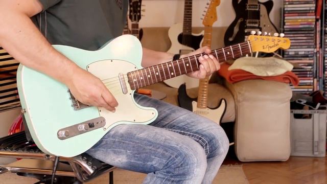 2012 Fender Telecaster 60 Custom Shop Relic Surf Green, Part2 смотреть онлайн