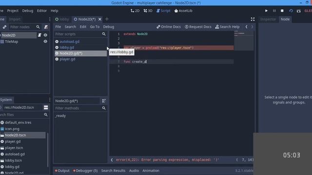 Turning a singleplayer game to multiplayer in 9 minutes | Godot смотреть онлайн