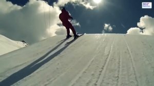 Горнолыжный фристайл - трюки на горных лыжах,