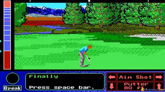 Jack Nicklaus' Greatest 18 Holes of Major Championship Golf gameplay (PC Game, 1988) смотреть онлайн