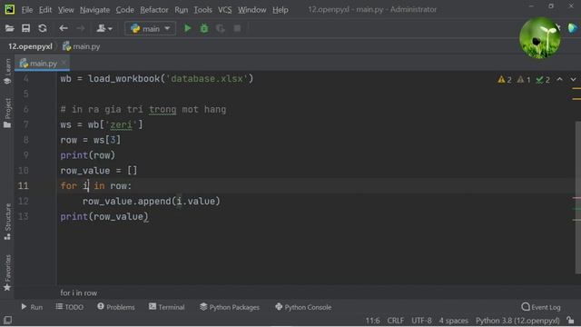 D1: Kết nối dữ liệu excel và python, dùng openpyxl, 2021 "lato' channel" смотреть онлайн