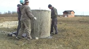 Изготавливаем кольца для септика.