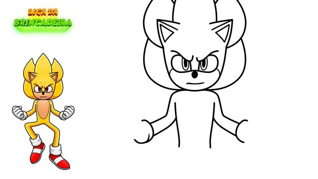 Como DESENHAR SUPER SONIC do Filme - Cómo DIBUJAR a SUPER SONIC de La Película - DRAW SUPER SONIC 2 смотреть онлайн
