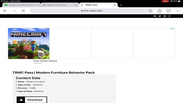 MCPE MODERN FURNITURE 1.20+ How to Download & Install (500+ Furniture & Decorations) *Survival* смотреть онлайн
