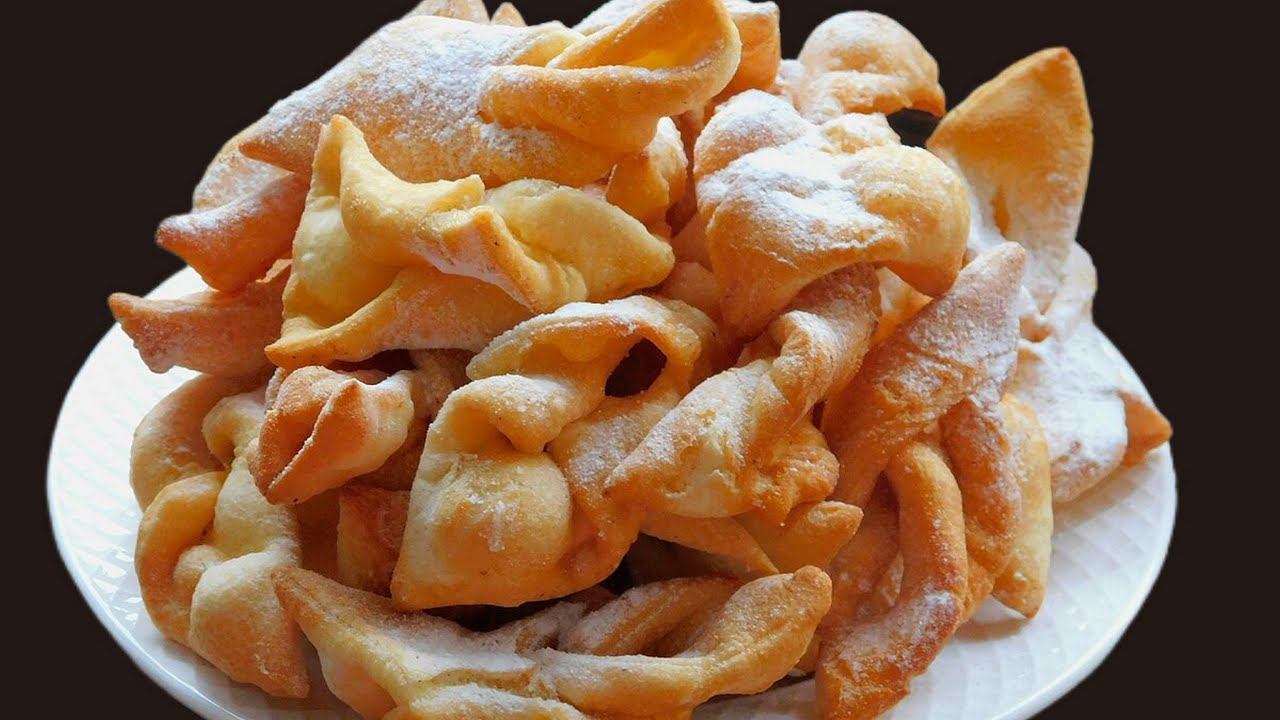 Хрустящий хворост к чаю / Простой рецепт теста для хвороста. смотреть онлайн