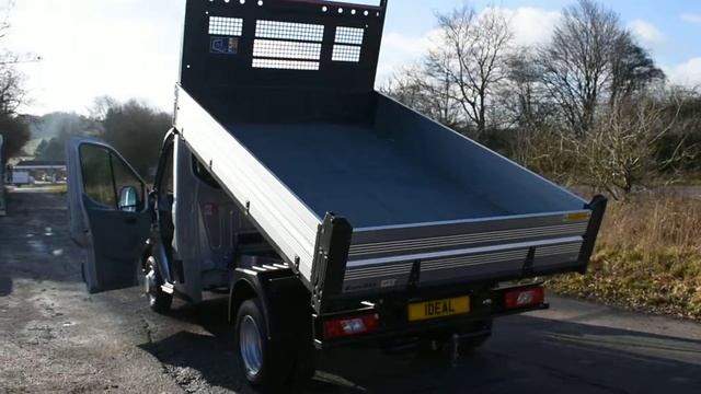 2016 Ford Transit 350 L2 Single Cab Tipper 155ps in Moondust Silver смотреть онлайн