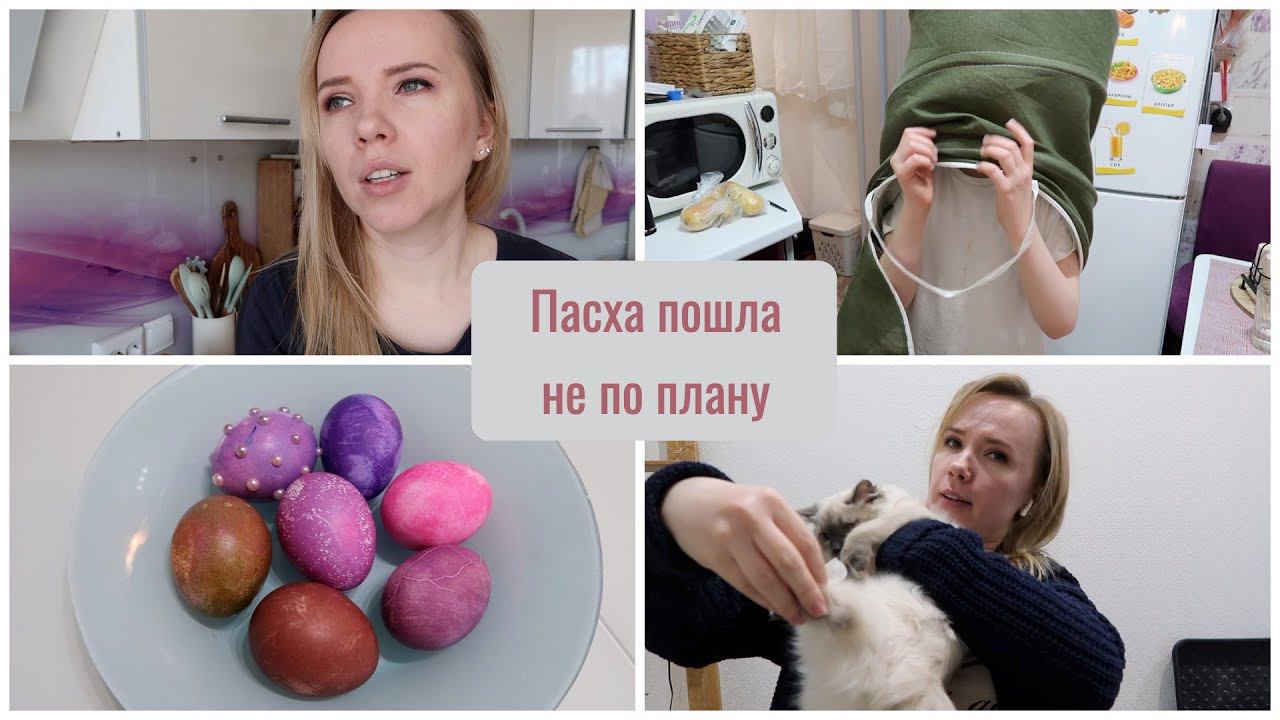 ВЛОГ: заболели / дела по дому / красим яйца смотреть онлайн