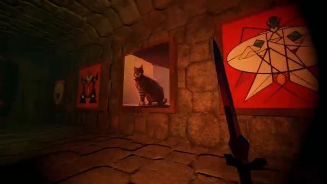 MWORLD Church Gallery Test Level Walkabout - Godot 4, beta5 - Trenchbroom level смотреть онлайн