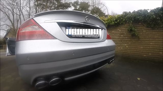 Underground Exhaust Mercedes W219 CLS 350 Stage 3 Sound AMG