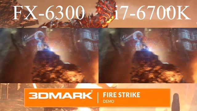 Intel i7-6700K vs. AMD FX-6300 - FireStrike смотреть онлайн