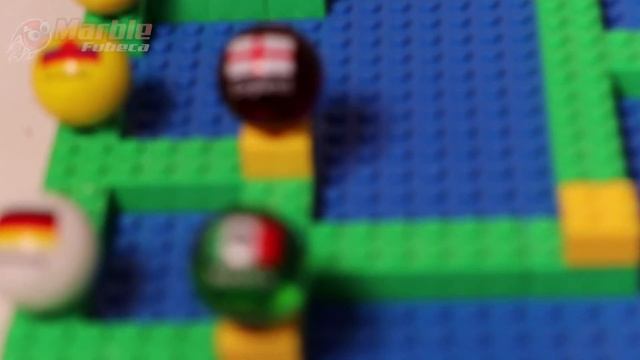 MARBLE RUN with AUTOMATIC ELEVATOR - Elimination Race Mini Tournament - Marble Games смотреть онлайн