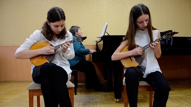 Дует домристів Данченко Анастасія та Швець Анна. "Спомин" І. Лученок, аранжування Л. Матвійчук. смотреть онлайн
