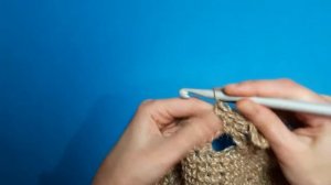 Сумка авоська из джута крючком. Crochet jute bag.