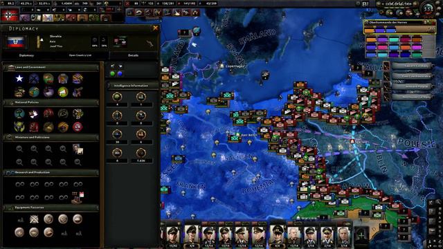 2# Hearts of Iron 4 Black ICE Deutschlands Niederlage Campaign Full Gameplay смотреть онлайн