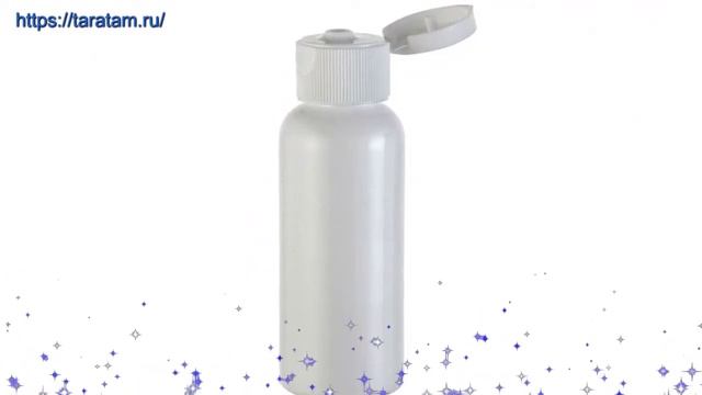 Флакон 50 мл белого цвета с белой диск топ крышкой производства Китай смотреть онлайн