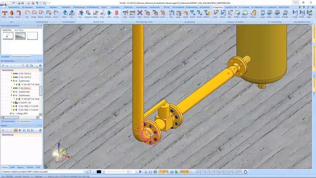 HiCAD 2020 | SP2: Rohrbauteile umsetzen смотреть онлайн