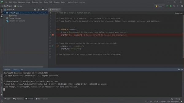 How to download and install PyCharm