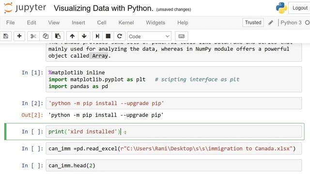 Intro to Data Analysis, Visualization with Python, Matplotlib and Pandas Lesson 1 смотреть онлайн