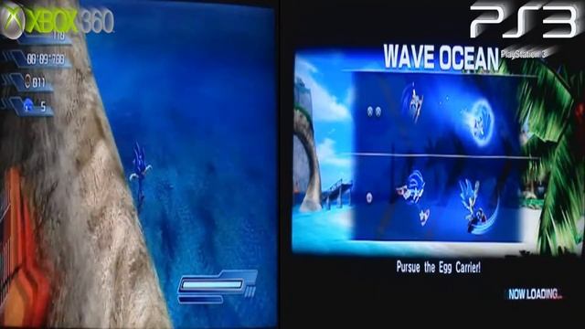 Sonic the Hedgehog 2006 PS3 VS XBOX 360 Loading Times смотреть онлайн